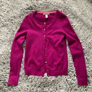 BR--SMALL-Merino Wool- Extra Fine-Cardigan Sweater Banana Republic